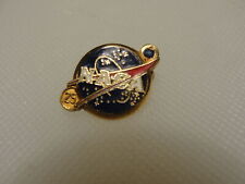 NASA 25 year service pin 10K gold with BLUE GEMSTONE. VINTAGE. picture
