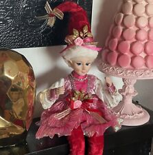 Cynthia Rowley Valentine’s Day Elf Sitter Doll Girl 16