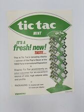 Tic Tac Mint Display Flyer (Ferrero) picture