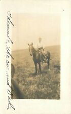 C-1910 Sawgrass Country Western Rider Horseback Postcard RPPC 21-13154 picture