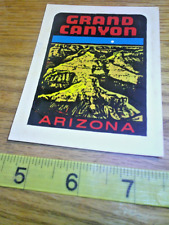 Vintage water decal Grand Canyon Arizona picture