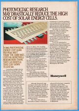 1979 Honeywell Minneapolis MN Photovoltaic Research Solar Energy Cell Print ad picture