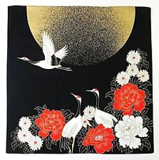 Furoshiki- Japanese Traditional Wrapping Moon and Crane picture