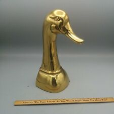 Vintage Hampton Brass Duck Head Made In Korea 10