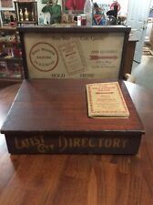 Red Arrow city guide, map, store, gas station, counter top display case, 1920s picture