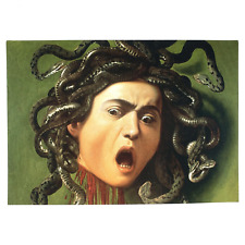 Caravaggio Medusa Death Painting Postcard 4x6 Greek Mythology Gorgon Art B467 picture