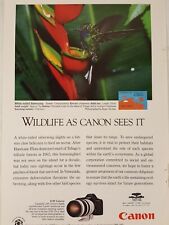 Print Ad Canon EOS Camera Wildlife 1994 NordicTrack from Advertising Nat Geo Mag picture