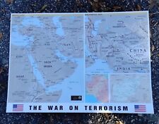 Global War On Terrorism Maps (Original 2001 Maps) Used By Allied Armed Forces picture