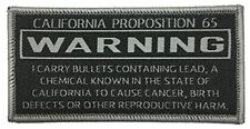 California Prop 65 “Causes Cancer” Funny Warning for Gun Lovers - Morale Patch picture