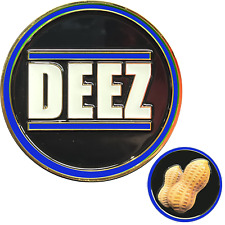 Deez Nuts challenge coin with 3D nuts Police Funny Gag Gift Thin Blue Line GL2-0 picture