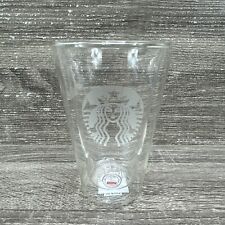 TEAVANA STARBUCKS 14oz BODUM DOUBLE WALL GLASS CUP SIREN ETCHED RETIRED 2011 NWT picture
