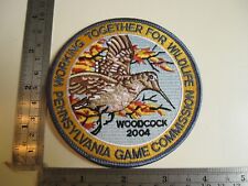 2004 Pennsylvania Game Commission WOODCOCK Hunting Related Patch BIS picture