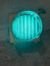 Traffic Signal Light Green Metal louver  Wired with Shade McCain  12