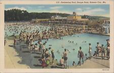Postcard Swimming Pool Swope Park Kansas City MO  picture