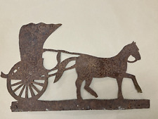 Antique American Metal Cut Weathervane Style Wall Decoration picture