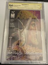 Green Arrow 1 CBCS 9.4 Mike Grell signature and sketch picture