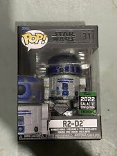2022 Funko POP STAR WARS DIAMOND COLLECTION R2-D2 GALATIC CONVENTION EXCLUSIVE picture