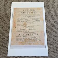 The Beatles, The Cavern Club, Carl Denver Trio Poster 11 x 17 (254) picture