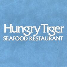 1984 Hungry Tiger Seafood Restaurant Menu Westwood Los Angeles California picture