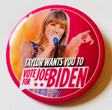 Politics Button President Biden Taylor Swift 2024 Candidate Button Pinback picture