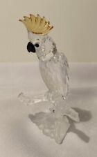 Swarovski Crystal COCKATOO Parrot Bird on a Perch Figurine picture