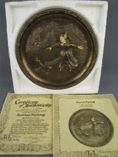 Vintage UNCERTAIN BEGINNING Bronze Alloy INCOLAY Plate picture
