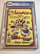 1995 DC WB ANIMANIACS #1 RARE NEWSSTAND Variant CGC 9.4 White Pages LOW CENSUS 7 picture