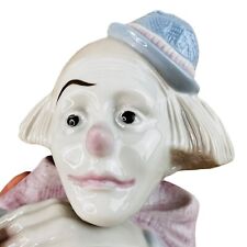 Meico Vintage Porcelain Sad Clown Head on Hands 6