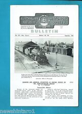 #T52.  THE AUSTRALIAN RAILWAY HISTORICAL BULLETIN #335  September  1965 picture