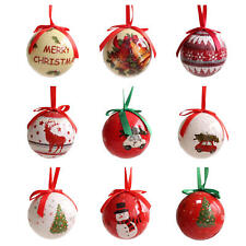 Christmas Ball Pendant 8cm Holiday Dangling Ornaments with Rope picture