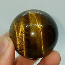 Flashy Tigers Eye Crystal Sphere Small Polished Yellow Tiger Eye Stone Sphere  picture