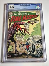 1961 DC COMICS RIP HUNTER TIME MASTER #2 LOW CENSUS POPULATION GRADED CGC 5.5 picture