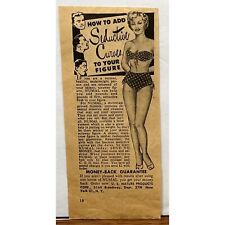 Numal Vintage Print Ad 1950 Add Seductive Curves To Your Figure Women picture