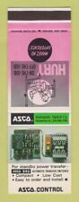 Matchbook Cover - Asco Control Automatic Switch Florham Park NJ SAMPLE picture