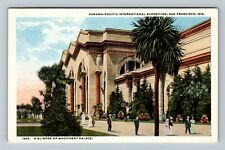 1915 Panama-Pacific Exposition Glimpse Of Machinery Palace Vintage Postcard picture