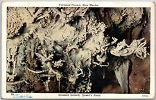 1942 Carlsbad NM- New Mexico, Crooked Growth, Queen's Room, Cavern, Postcard picture