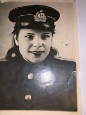 LOT OF 5 SOVIET RUSSIAN SOLDIER FEMALE WWII PHOTOS MILITARY WAR GIRL HERO PHOTOS picture
