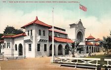 New Bath House, Santa Barbara, California, Early Postcard, Unused picture