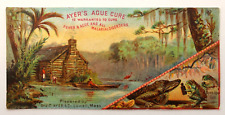 Antique Victorian Era Ayer's Ague Cure Malaria J. C. Ayer & Co. Trading Card picture