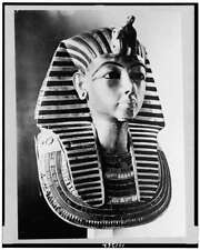 Death mask,Tut-Ankh-Amen,King,Egypt,Pharaoh,gold,precious stones,glass,c1926 picture