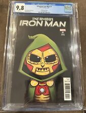 INFAMOUS IRON MAN #1 CGC 9.8 Skottie Young Dr. DOOM Cover Great Price picture
