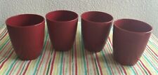 Tupperware Open House Tumblers 11oz Red Floresta Tumblers New picture