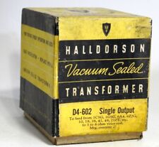 NEW OLD STOCK UNUSED HALLDORSON D4-602 VACUUM SEALED AUDIO OUTPUT TRANSFORMER picture