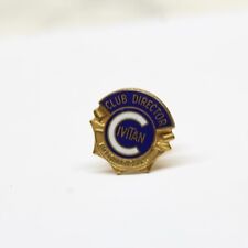 Club Director Civitan International 1/10 10k GF Pin Lapel Enamel Collectible picture