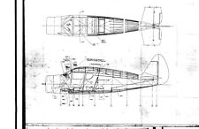 Fairchild Model 24 F-24 Argus UC-61 Forwarder Blueprint Plan Drawings 1930's DVD picture