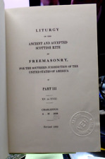 Liturgy Of The AASR Of Freemasonry Part III Revised 1956 Albert Pike Occult picture
