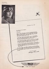 1929 Waco Aircraft ad 8/21/2023jj picture