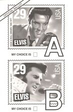 Postcard TN Choose Your Elvis Stamp Ballot 1992-93 Unposted Vintage PC G6393 picture