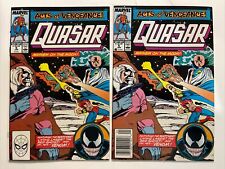Quasar #6 1st App of Venom outside of Spider-Man Marvel 1990 Direct & Newsstand picture