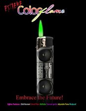 Color Flame Fire Butane Colorflame Colorful Torch Lighter Green Flame Boom Box picture